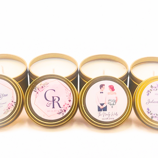 Candle Tin Party Favors-4oz