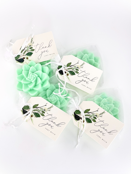 Succulent Soap Party Favors