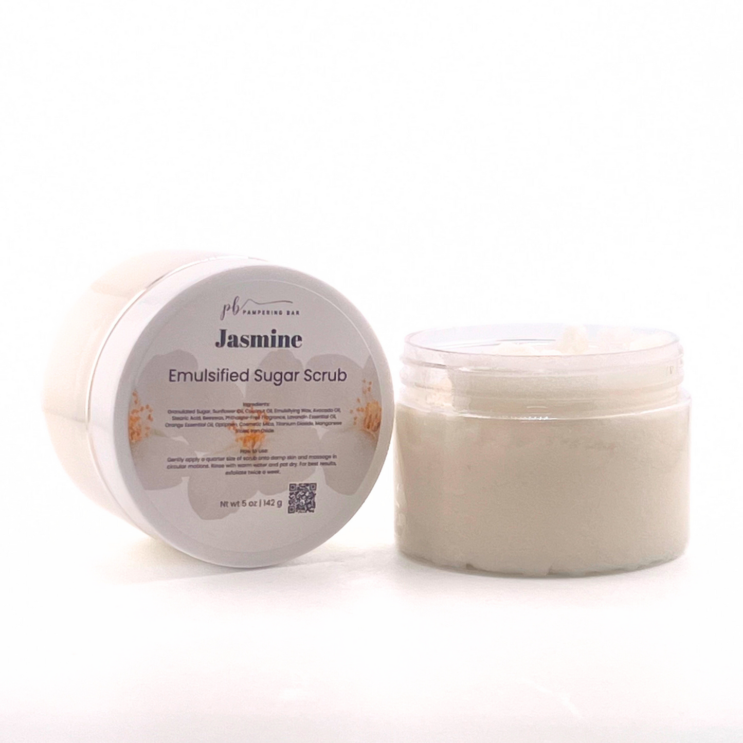 Jasmine Exfoliating Sugar Scrub-5oz