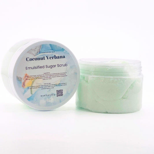 Coconut Verbana Exfoliating Sugar Scrub-5oz