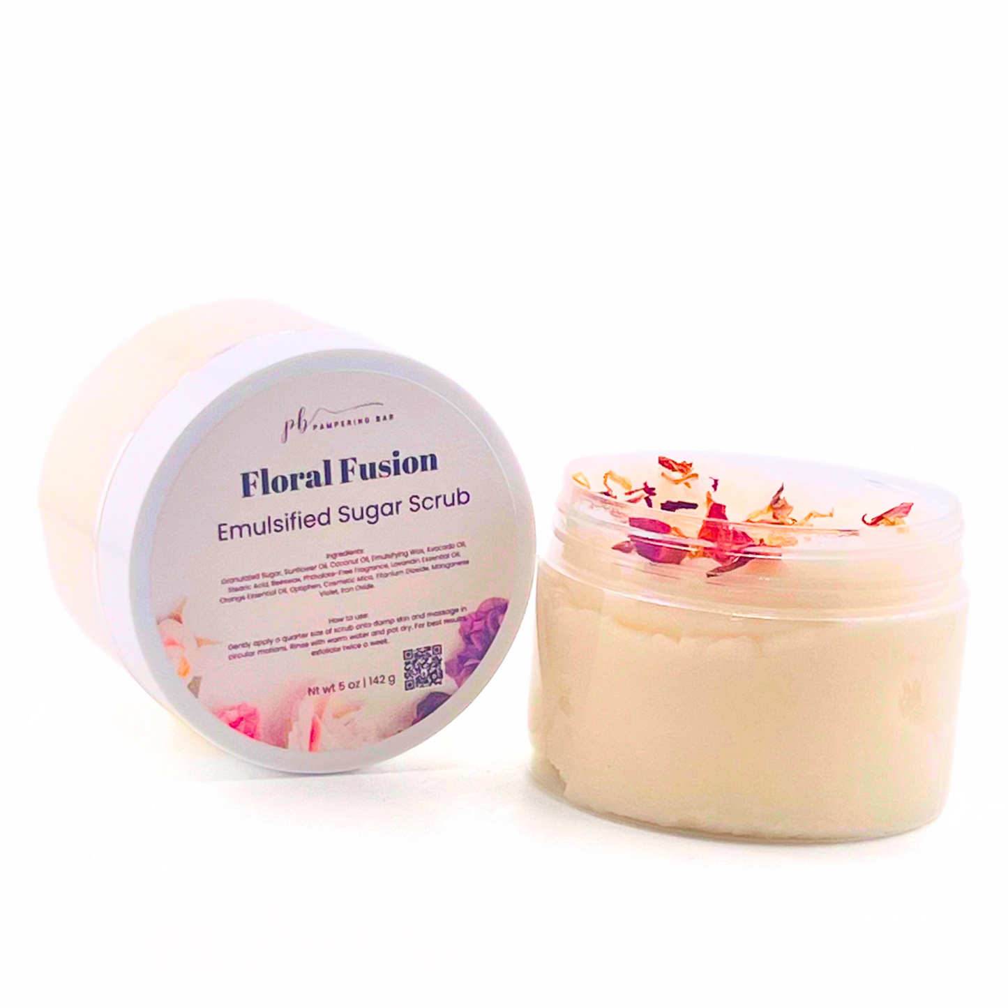 Floral Fusion Exfoliating Sugar Scrub-5oz