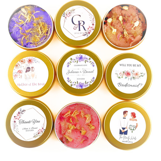 WEDDING Sugar Scrub Party Favors