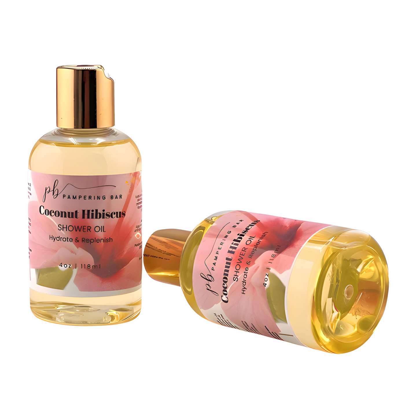 Coconut Hibiscus Shower Oil-4oz