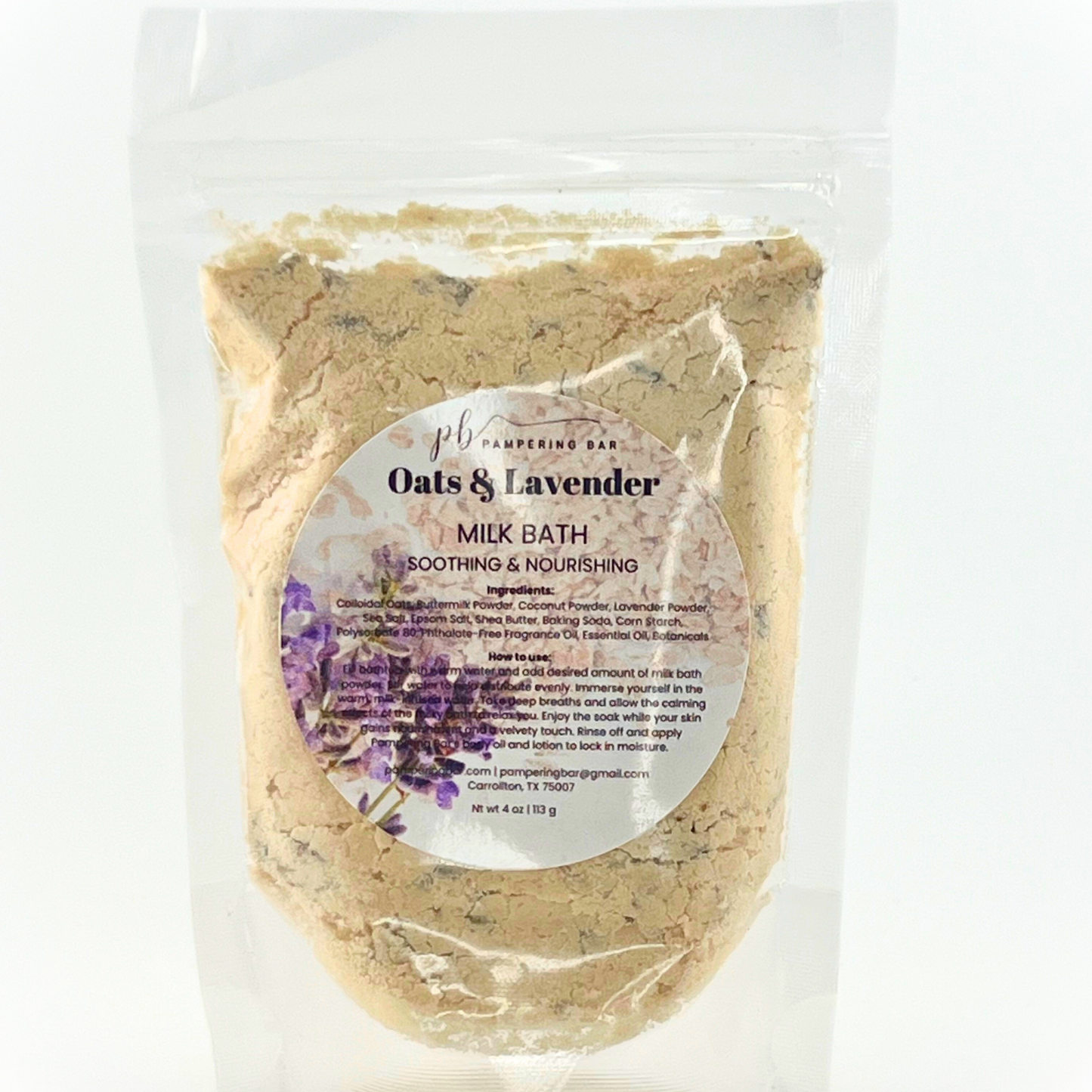 Oats & Lavender-Milk Bath-4oz