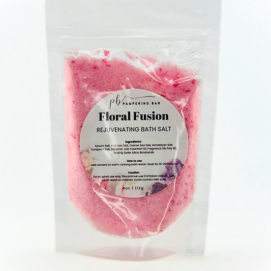 Floral Fusion-Rejuvenating Bath Salt-4oz