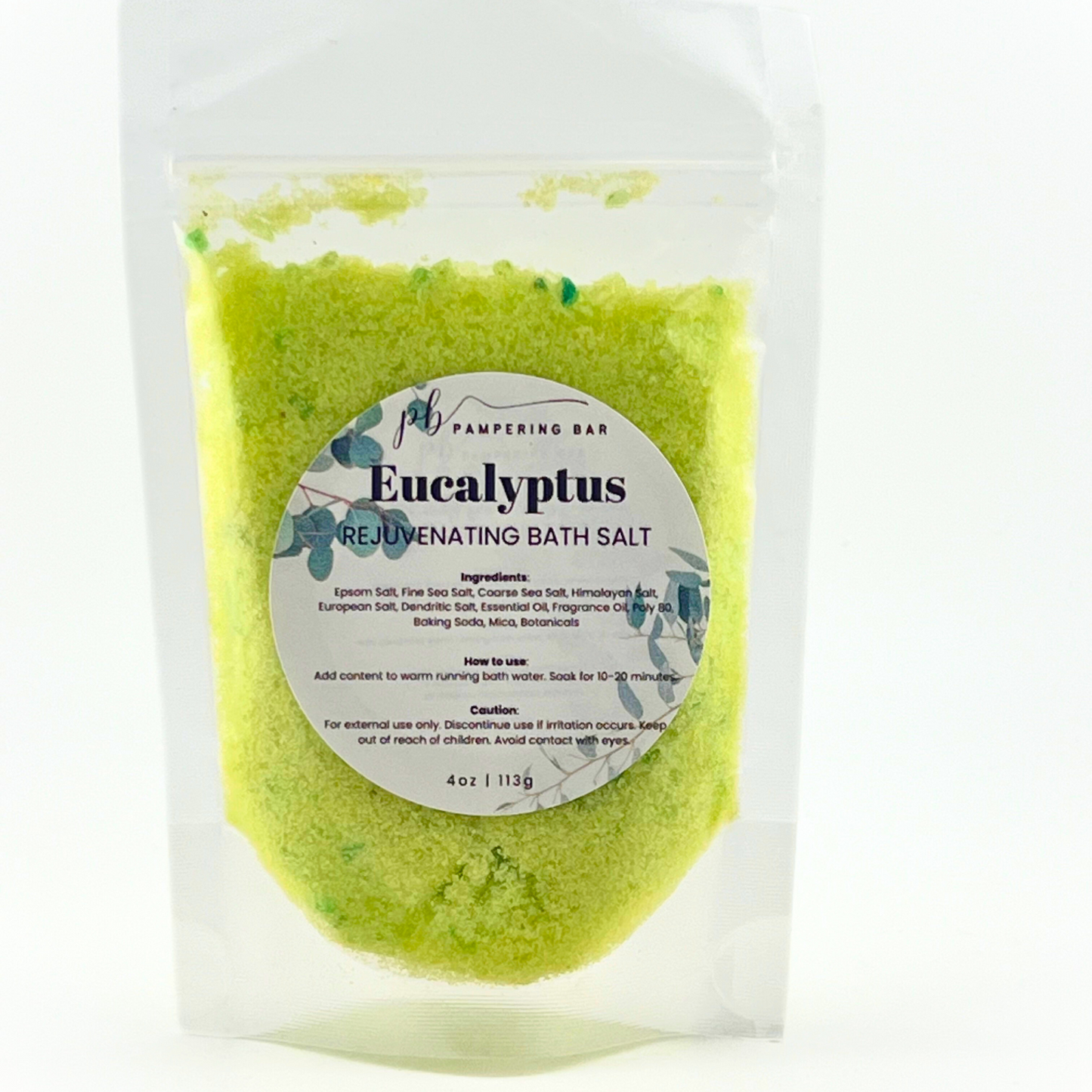 Eucalyptus-Rejuvenating Bath Salt-4oz