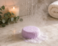 Pampering Bar aromatherapy shower steamer activating with water in the shower